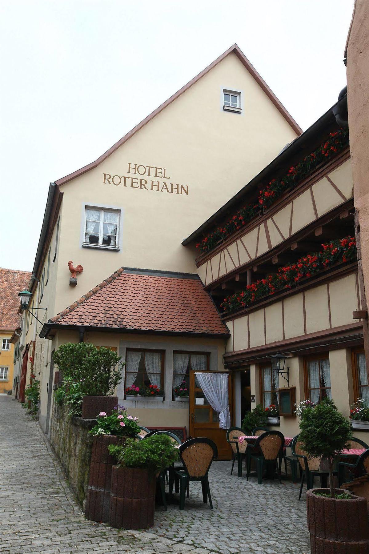 Hotel Roter Hahn Rothenburg ob der Tauber Exterior foto